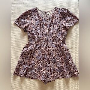 By Anthropologie Somerset Linen Romper